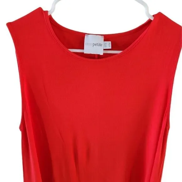 asos Petite Red Casual Midi Dress - Picture 7 of 15